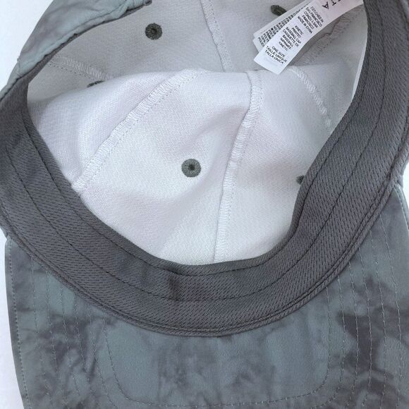 Athleta Kinetic Printed Baseball Cap Women's One Size Adjustable Riptide Grey - Picture 10 of 11
